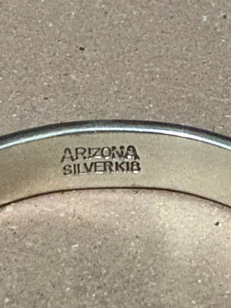 アリゾナフリーダム シルバー K18 バングル