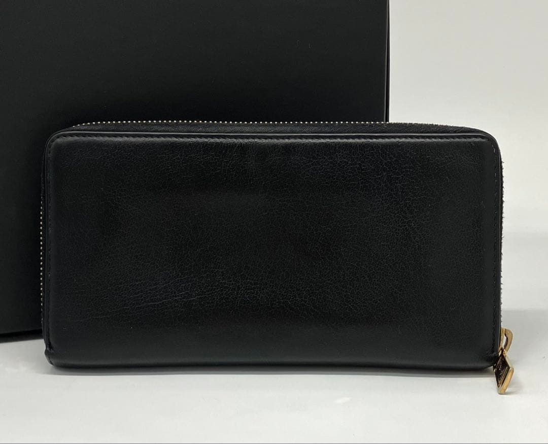 ⭐️ 美品 イヴ サンローラン YSL ラウンドファスナー 長財布 ブラック
