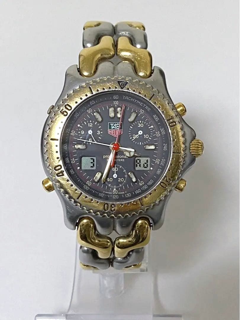 タグホイヤー セナモデル S25.206M クォーツ クロノグラフ 腕時計