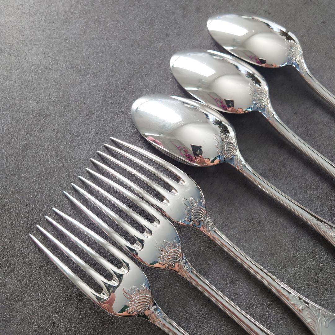 希少 美品 クリストフル マルリー スタンダード フォーク スプーン 6点