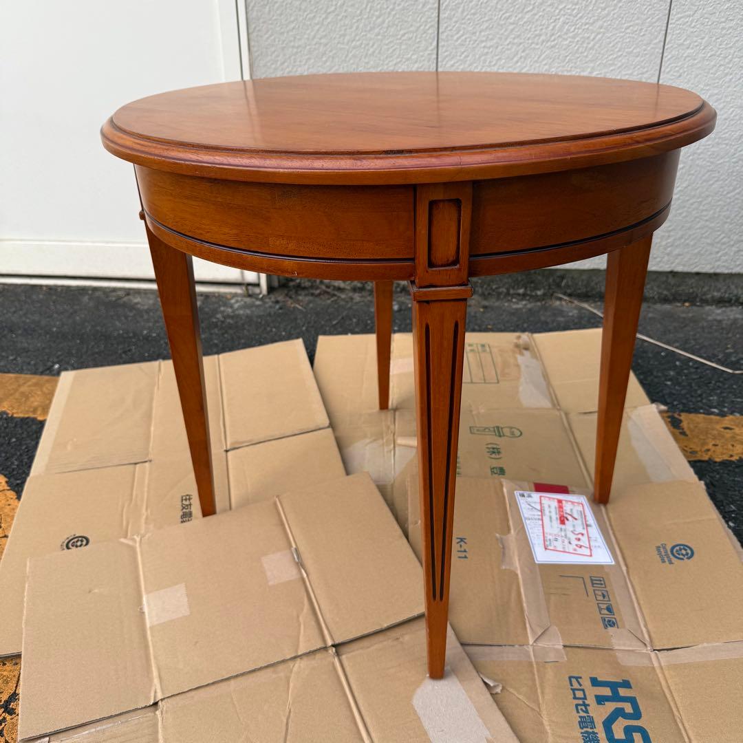 カリモク Domani ドマーニ クイーンズライフ サイドテーブル アンティーク