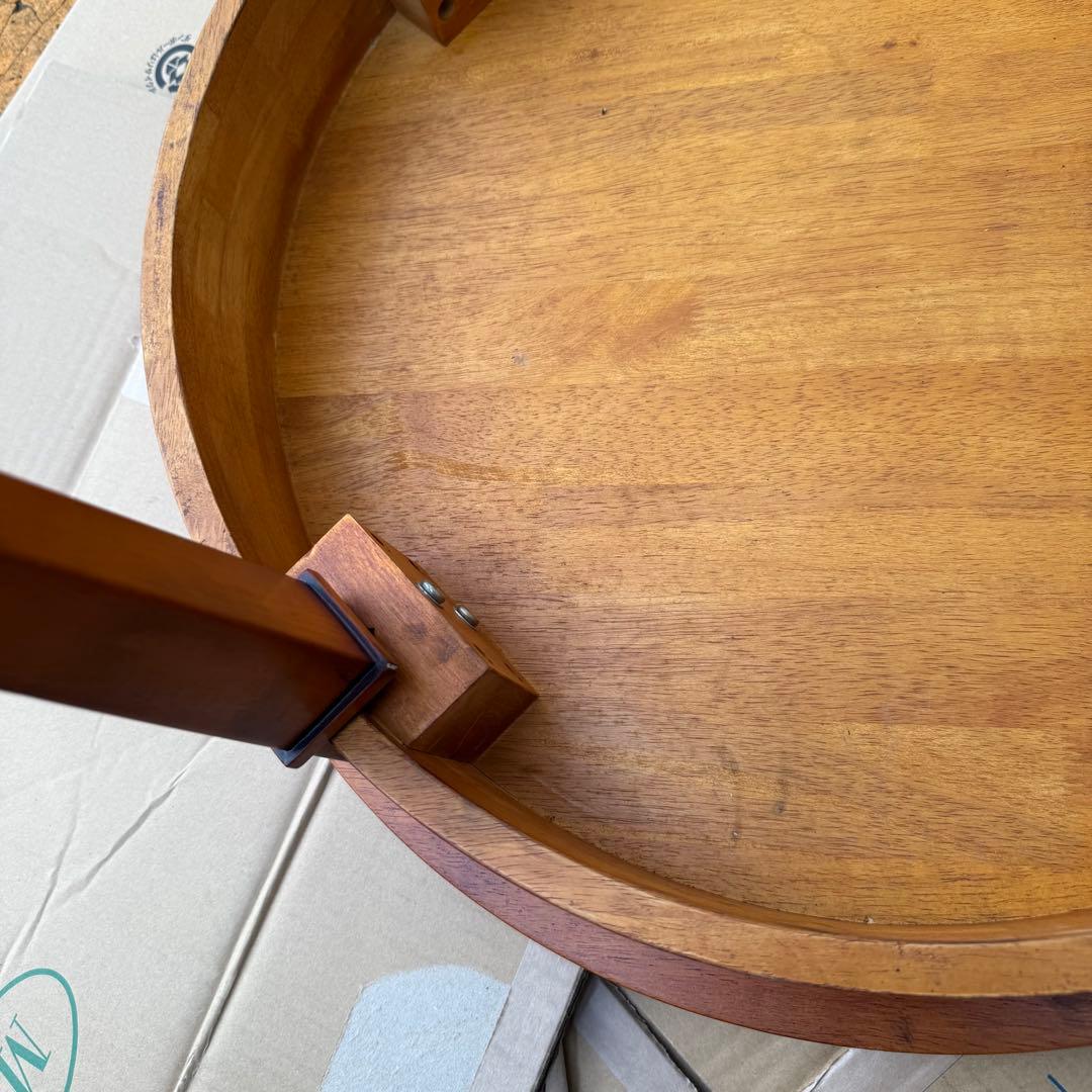 カリモク Domani ドマーニ クイーンズライフ サイドテーブル アンティーク