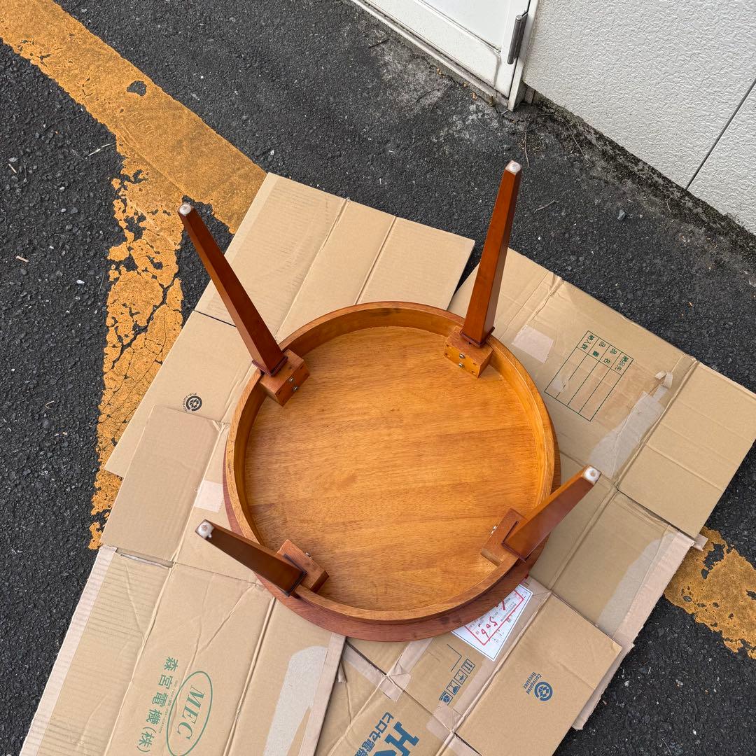 カリモク Domani ドマーニ クイーンズライフ サイドテーブル アンティーク