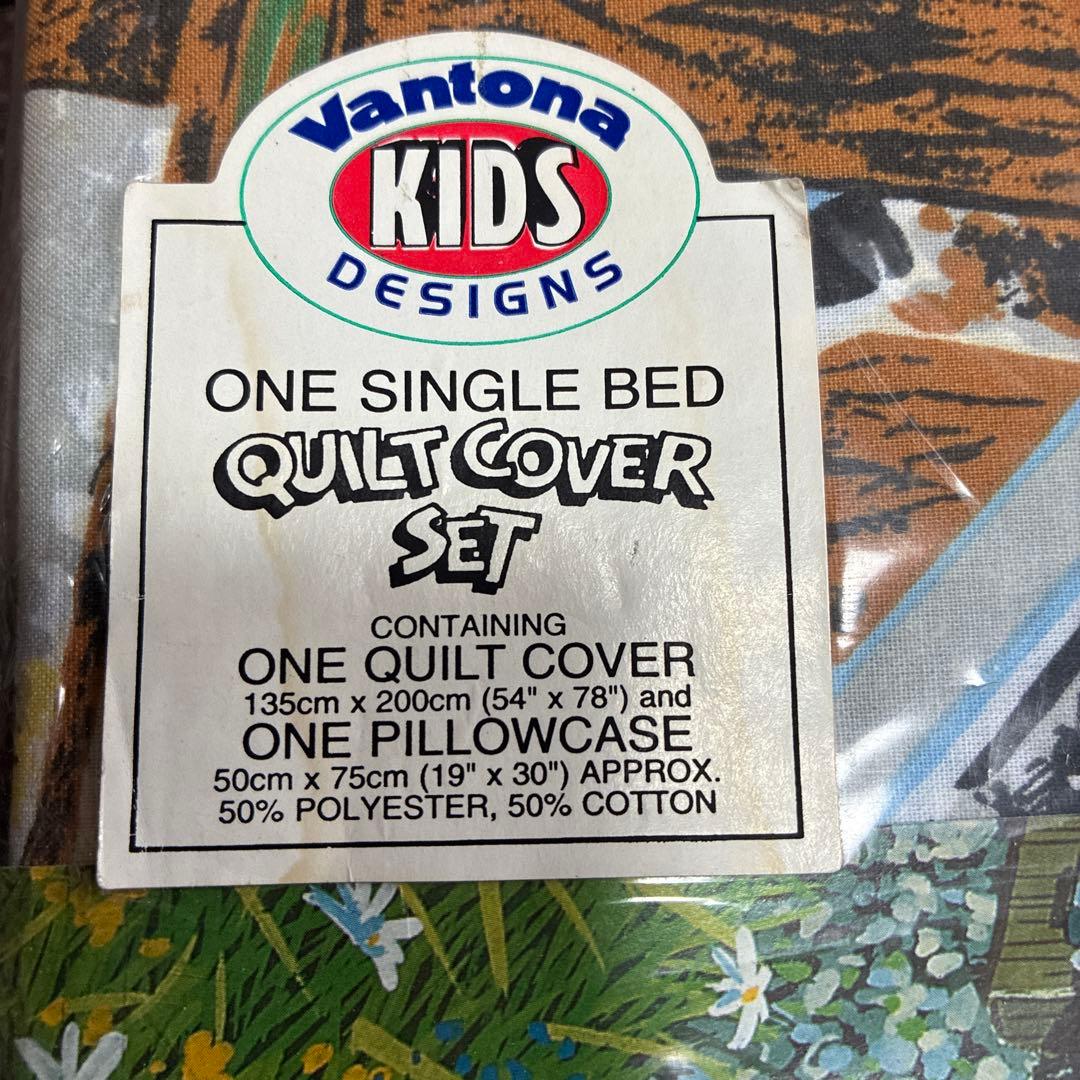 ‼️超希少品新品未使用品‼️トーマスの機関車のベッドカバーセット　掛けカバー枕カバー