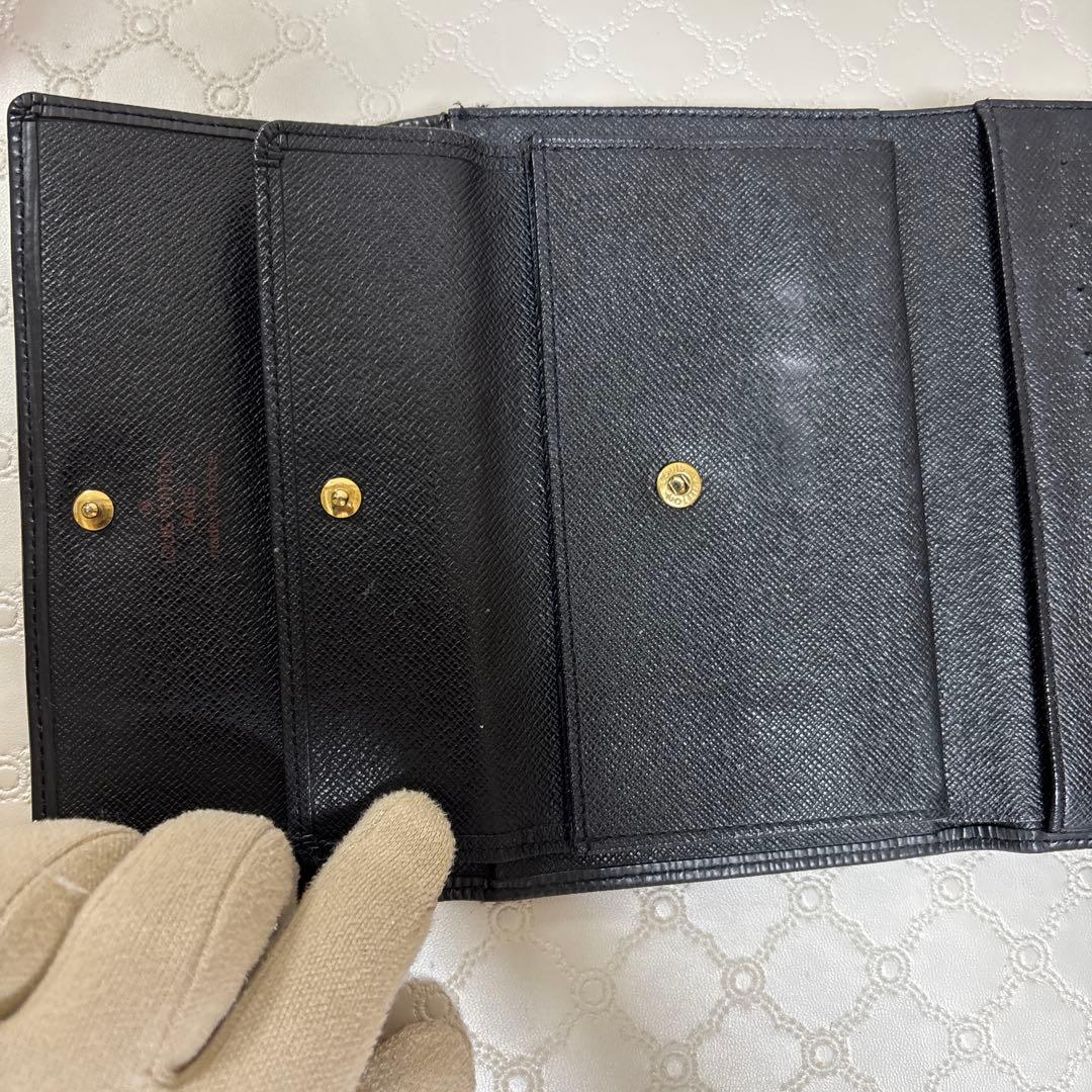 LOUIS VUITTON ◆ポルト・トレゾール エテュイ パピエ三つ折り財布
