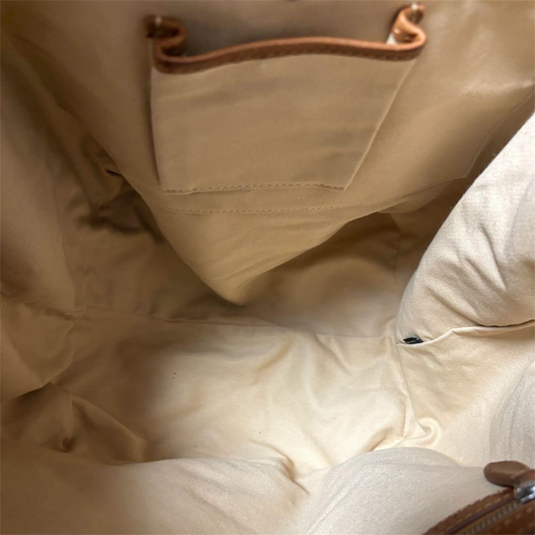 美品 RALPH LAUREN ラルフローレン レザー編み込み トートバッグ