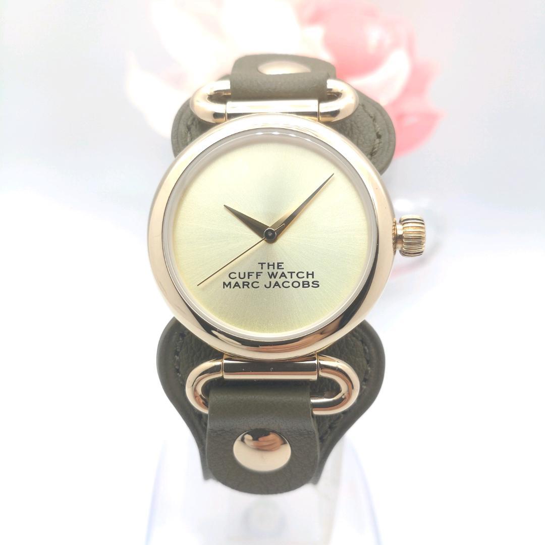 《美品》マークジェイコブス★ザ カフ★クォーツ 腕時計★レディース★管682f
