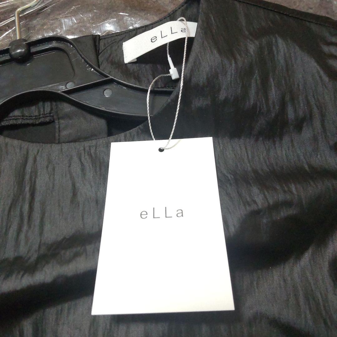 トップス eLLa lantern flower race blouse (black)