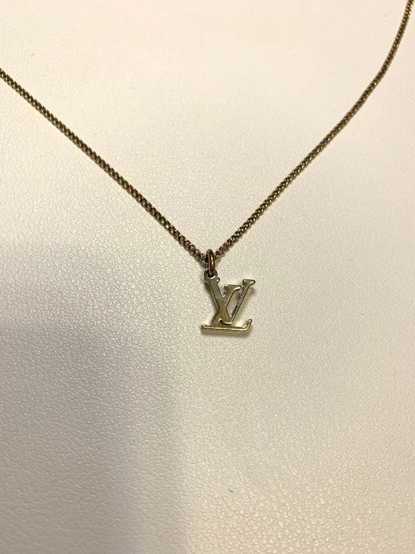 新春値下げ3日間限定価格！ LV ネックレス　モノグラム　ゴールド系リング18号