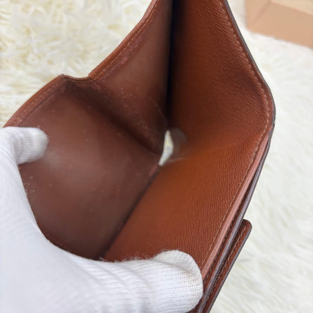 ルイヴィトン モノグラム Wホック 三つ折り 財布