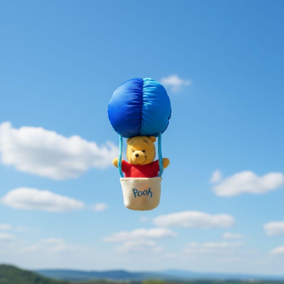 d*9様 超超希少　レア　レトロ　ぷーさん　ぬいぐるみキーチェーン