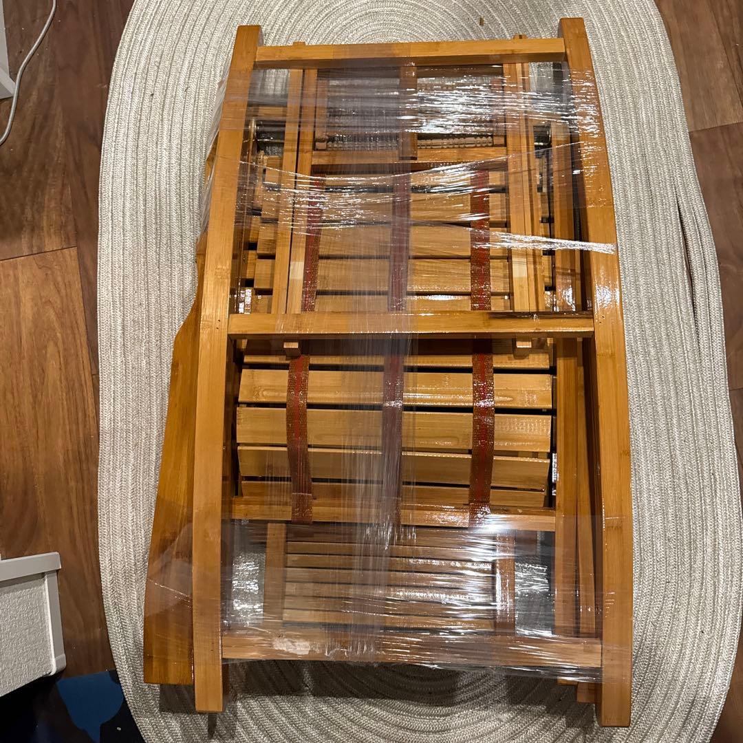 竹製ロッキングチェア ラウンジチェア