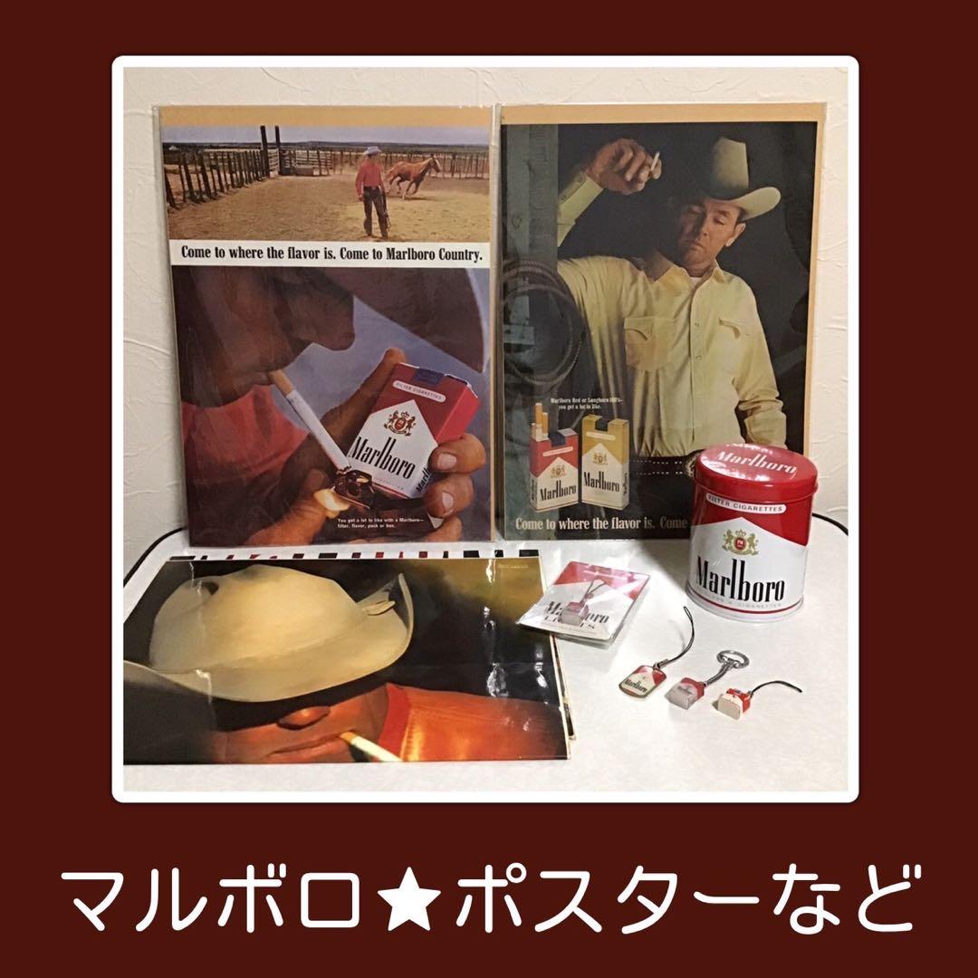 マルボロ Marlboro ポスター 店頭ステッカー 缶灰皿 ストラップ など