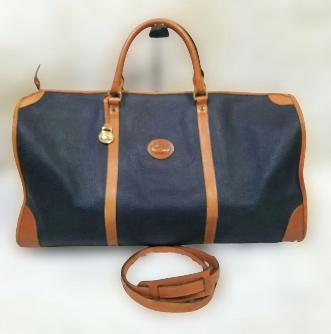 【美品・USA製】DOONEY＆BOURKE ボストンバッグ 2way シボ革