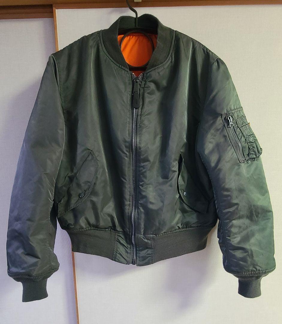 アルファ インダストリーズ MA-1 USA製 フライトジャケット L カーキ