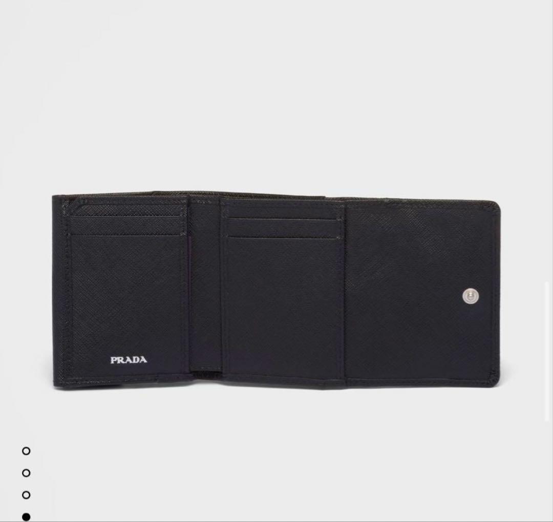 PRADA プラダ サフィアーノトライアングル ミニ財布