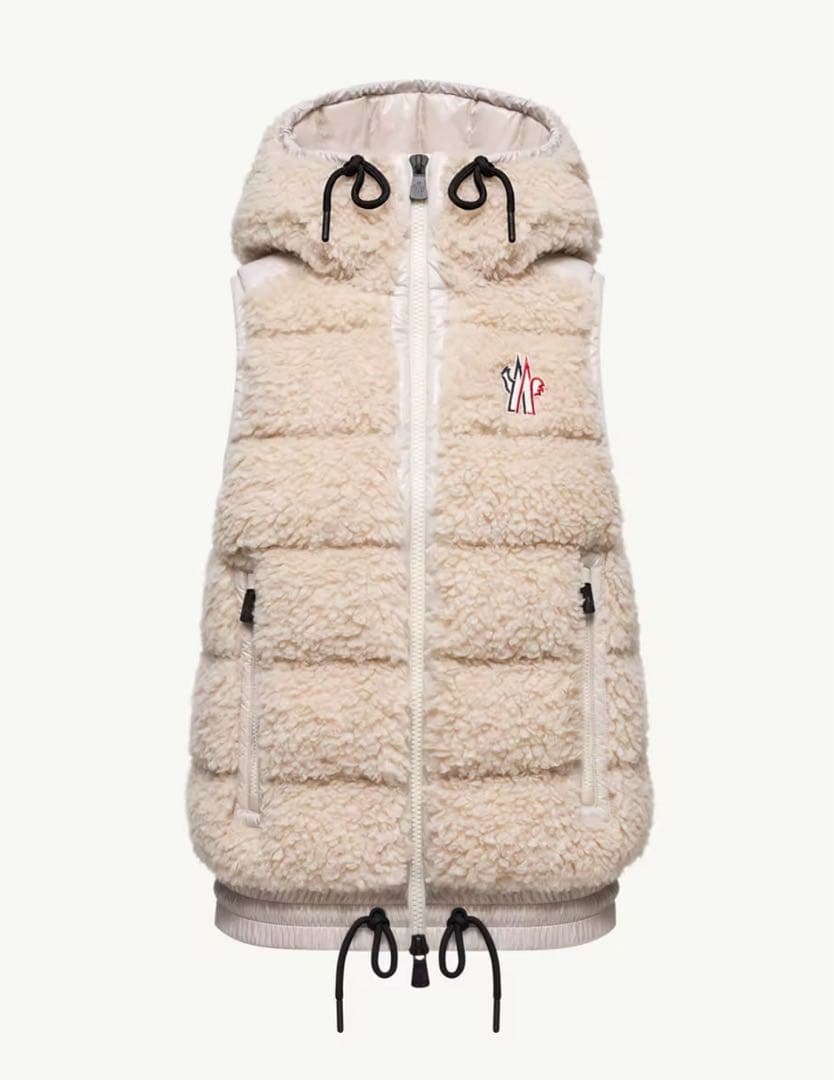 MONCLER モンクレール Teddy フーテッドダウンベスト XS 未使用品