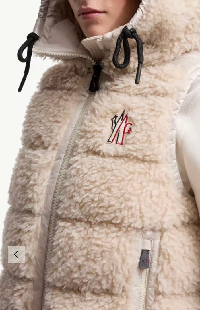 MONCLER モンクレール Teddy フーテッドダウンベスト XS 未使用品