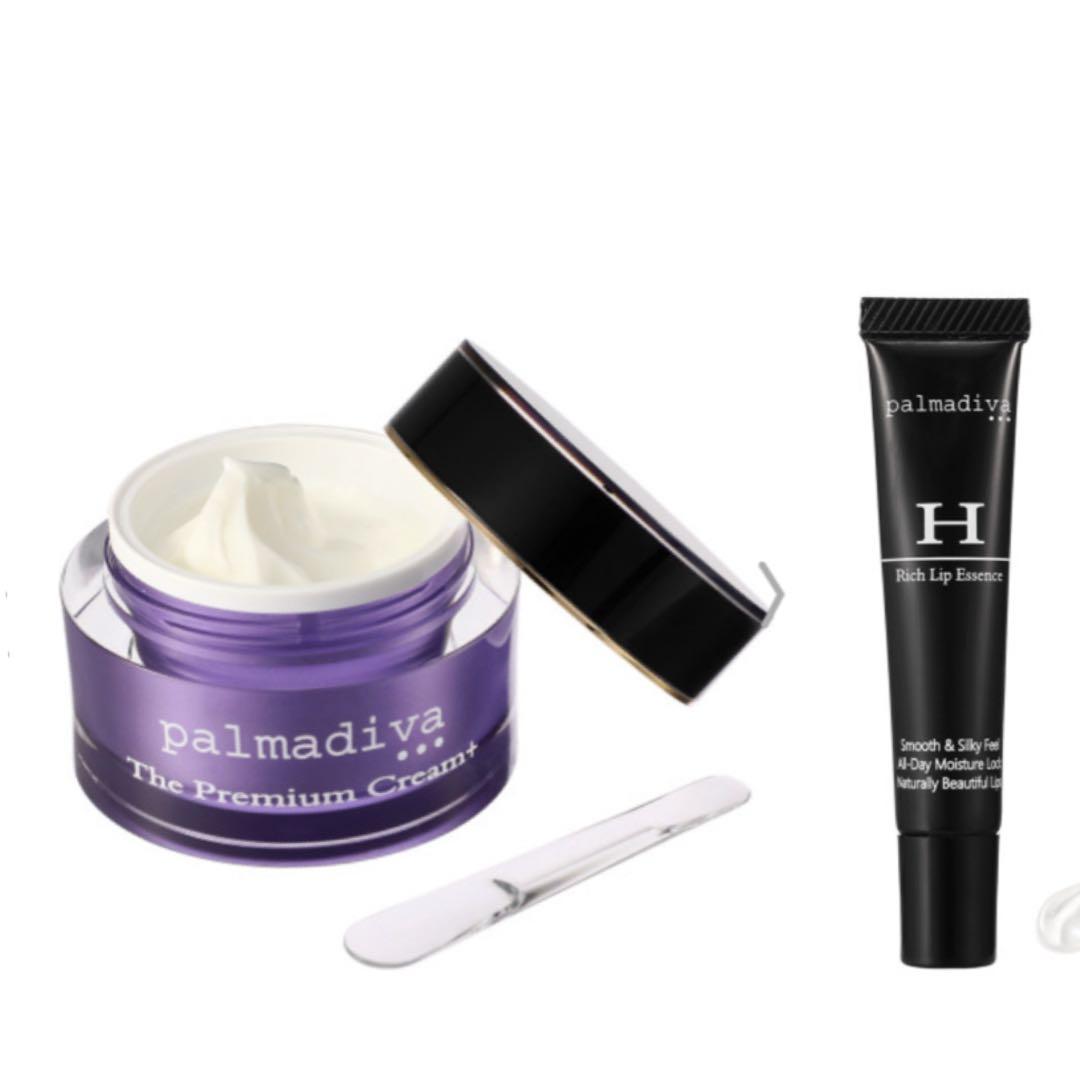 最新版　パルマディーバ ザ プレミアムクリームプラス&唇美容液特別セット