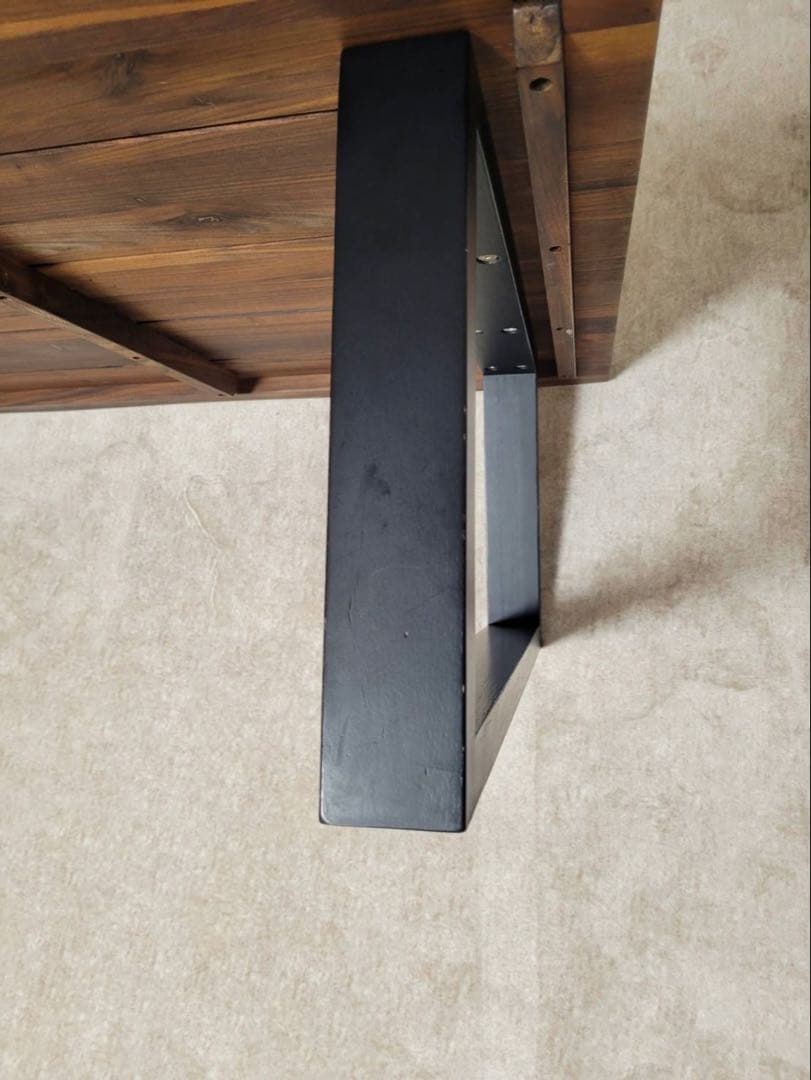 美品 ローテーブル リビングテーブル 無垢 天然木 1枚板 幅150cm