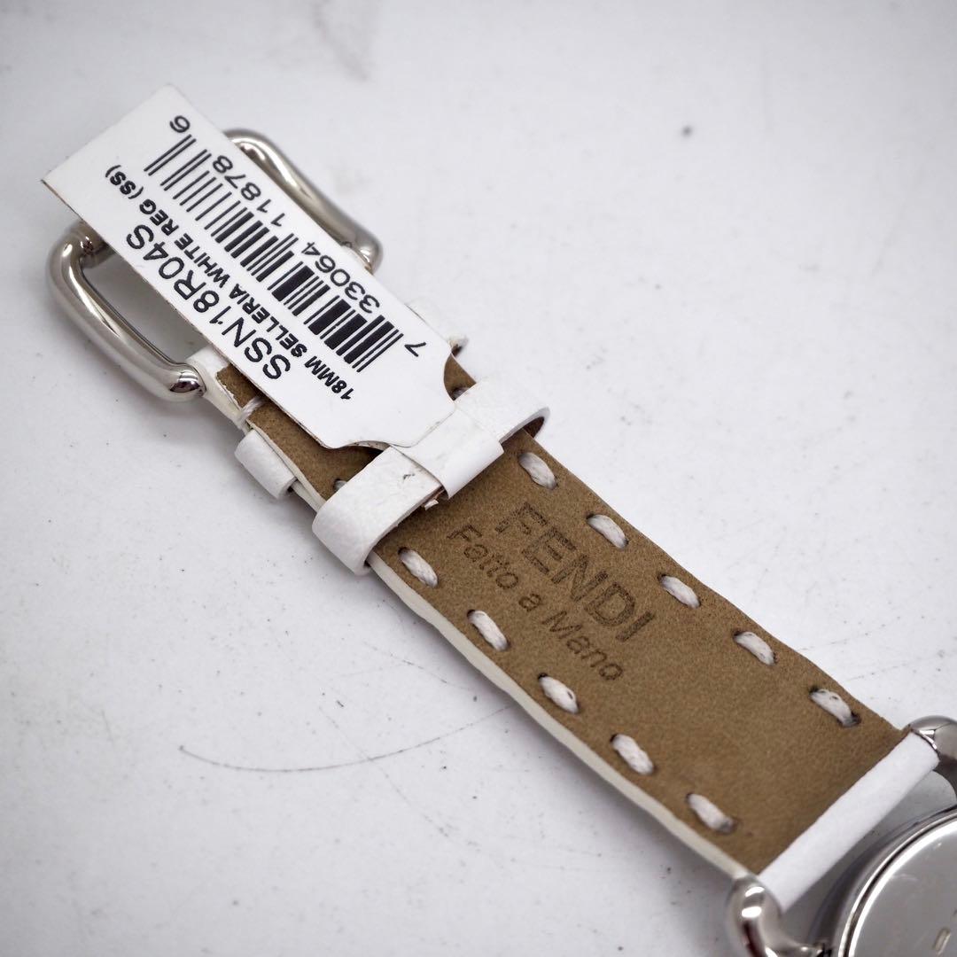 735 FENDI 時計　メンズ　レディース　セレリア ホワイトシェル　箱付き