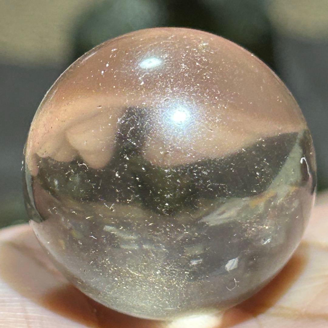 ⭐️最高品質！帝王秘宝！スモーキークォーツ　ガネッシュヒマール　水晶　丸玉　原石