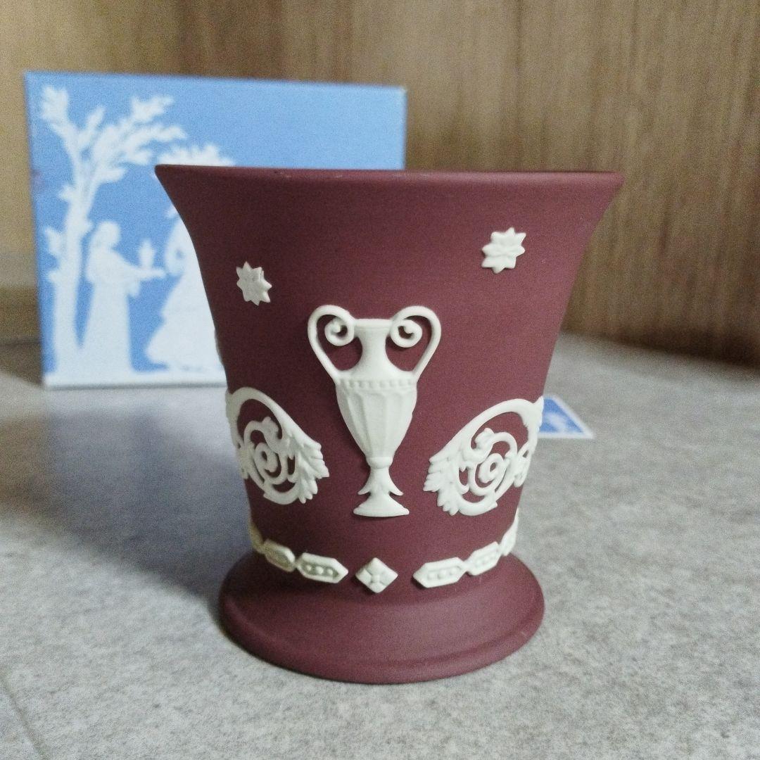 【貴重】ウェッジウッド　ジャスパー　フラワーベース