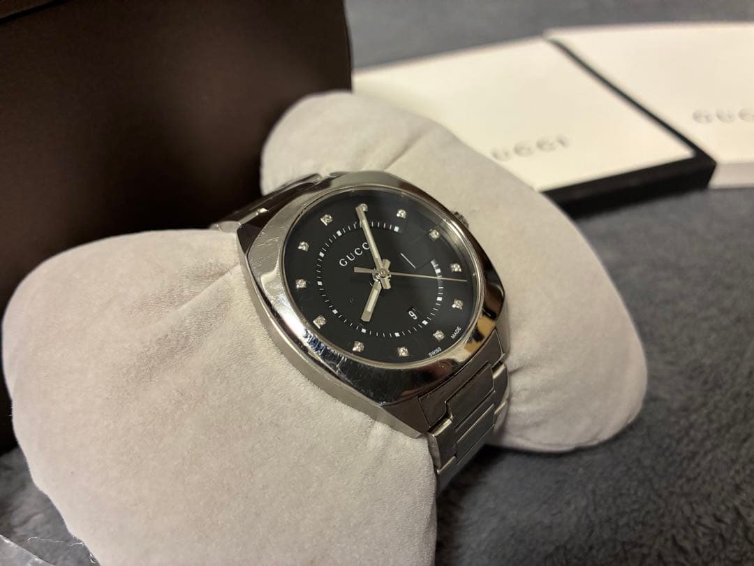 GUCCI クォーツ腕時計 ステンレス　GG2570 YA142404 ダイヤ