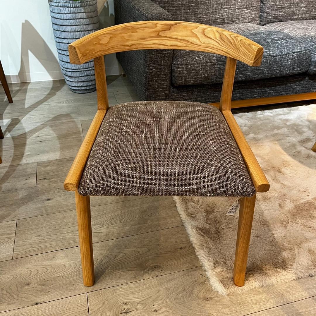 ロボット掃除機対応♪ ダイニングチェア 浮く ブラウン HOC-541 N01