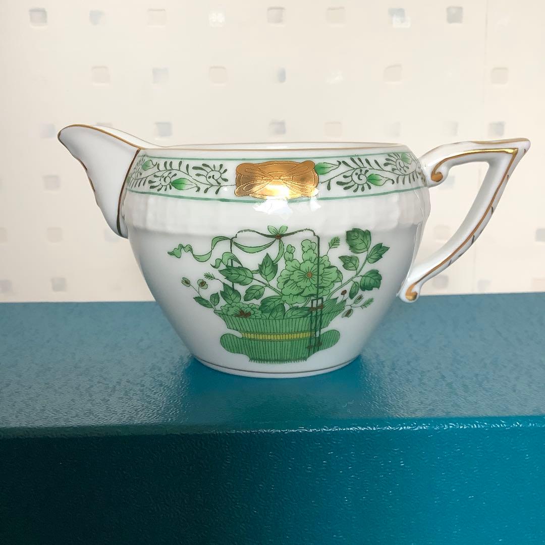 和泉商店さま専用4/25 ヘレンド[清の花籠]シュガーポット/クリーマーセット