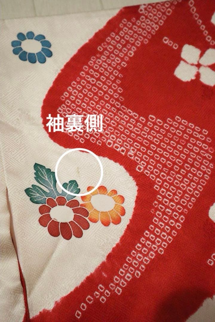 ★のりおん★ 七五三　正絹　絞り　着物　被布　3歳　フルセット