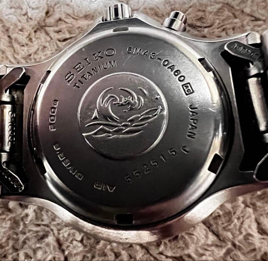 希少　ビンテージ品 スキューバダイバー　チタニウム トロピカルダイヤル