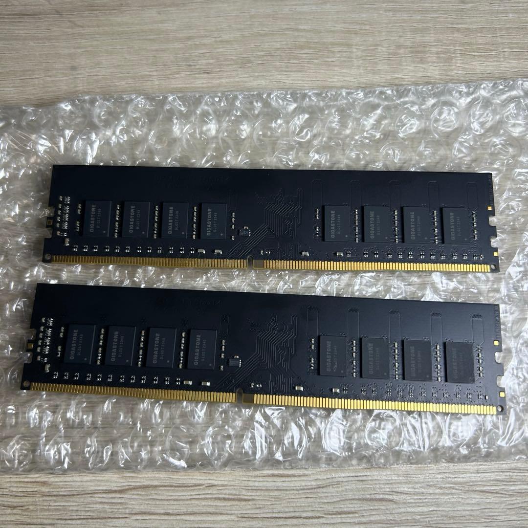 【動作確認済み】GIGASTONE DDR4 16GB ×2 32GB