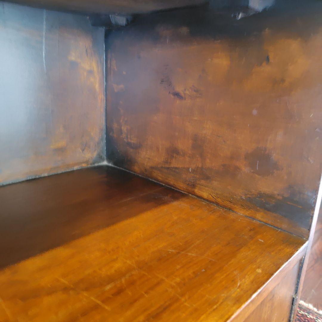 イギリス　ビンテージ　木製キャビネット 収納付き