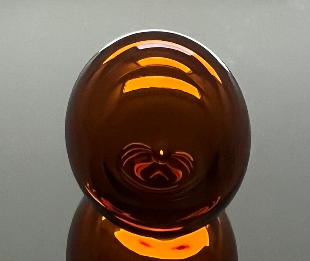 BACCARAT バカラ /※重厚 シリウスボウル 球体　オブジェ　アンバー色