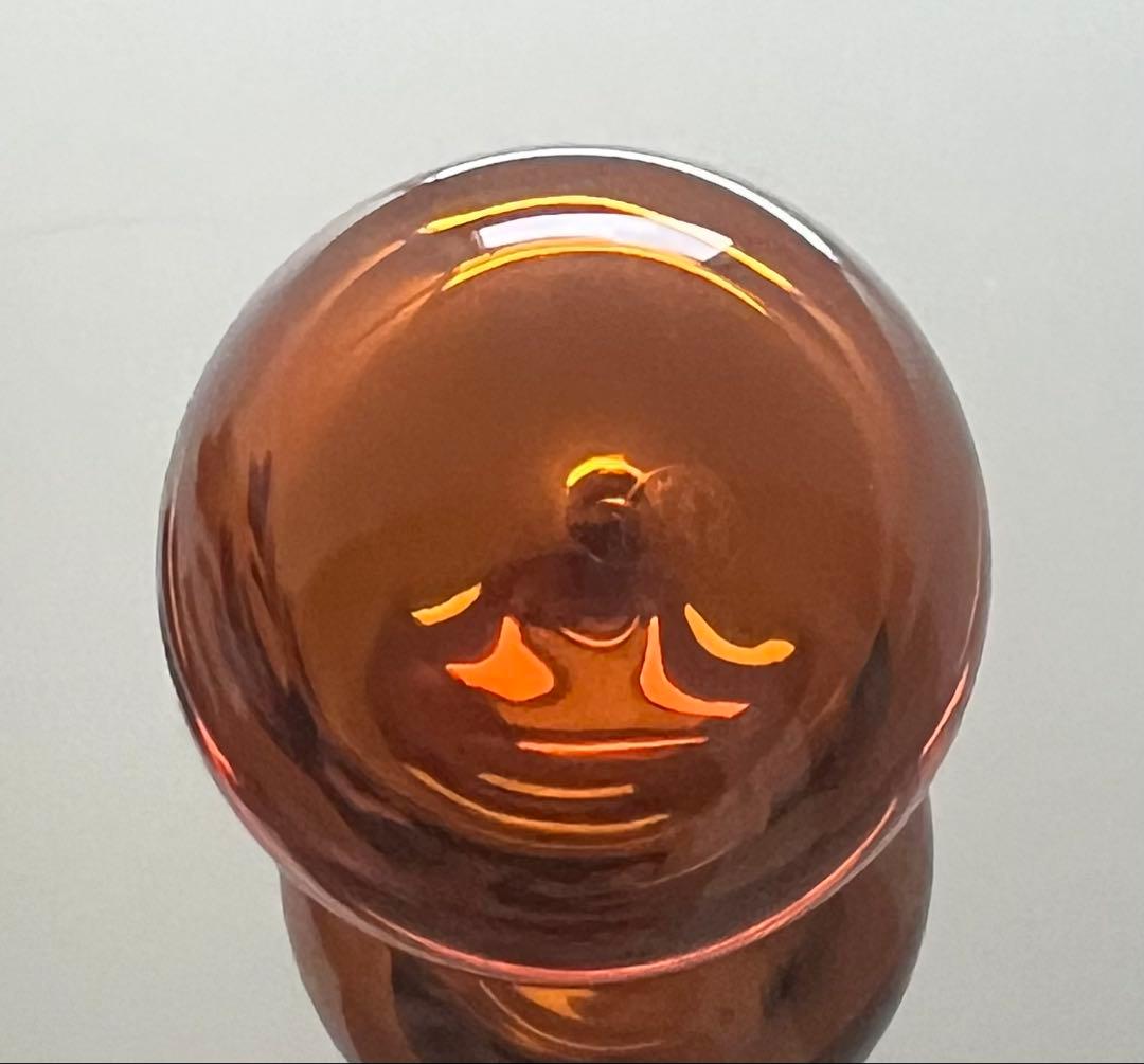 BACCARAT バカラ /※重厚 シリウスボウル 球体　オブジェ　アンバー色