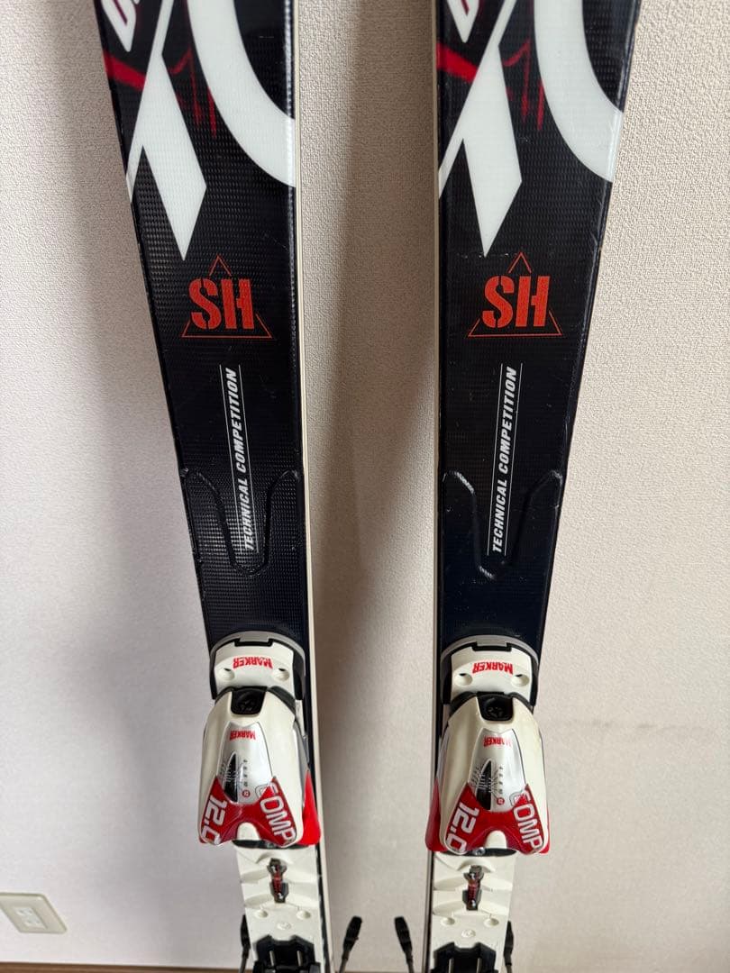 オガサカTC SH 165cm/MARKER COMP12.0/選手用プレート