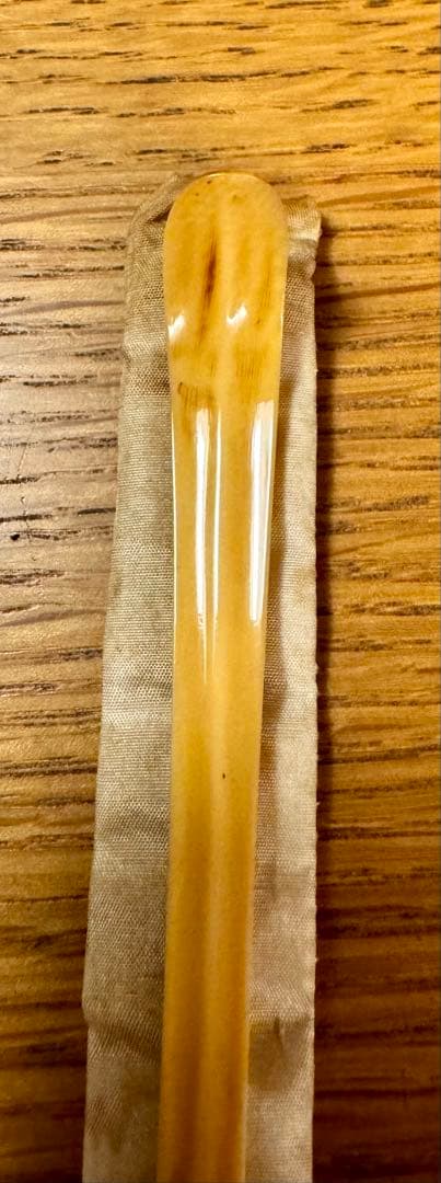 牙製　竹節茶杓