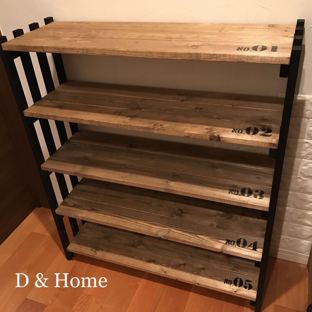 ★ 多目的5段ラック & 収納ラック & シェルフ & シューズラック ★