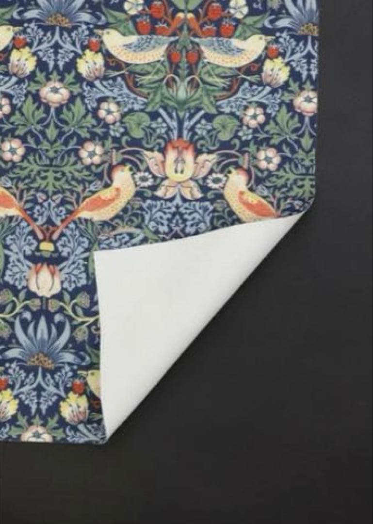 ウイリアムモリス いちご泥棒 ドレープカーテン 新品受注生産