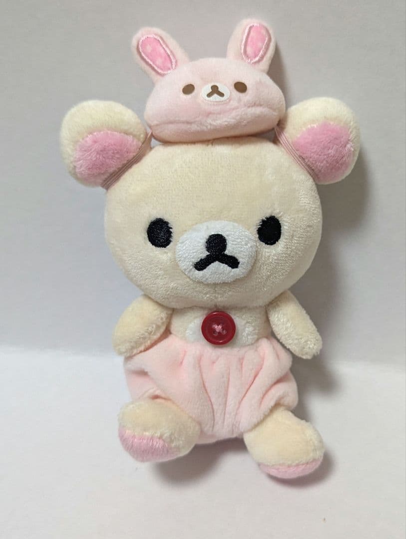 平成レトロ　コリラックマ 　ぬいぐるみマスコットキーホルダー 　うさぎ