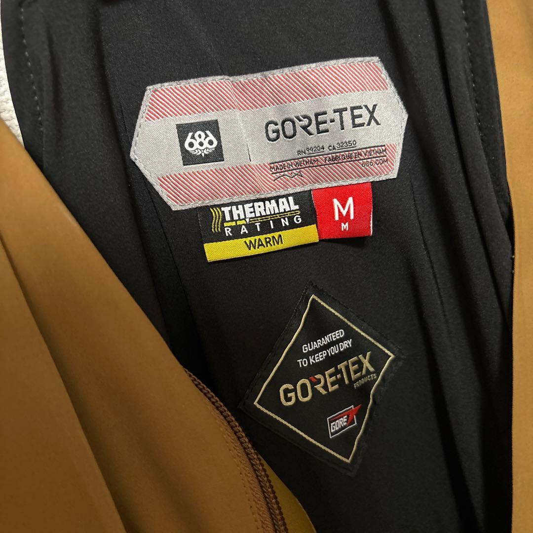 686 GORE-TEX スノーボードウェア　ビブパンツ　シックスエイトシックス