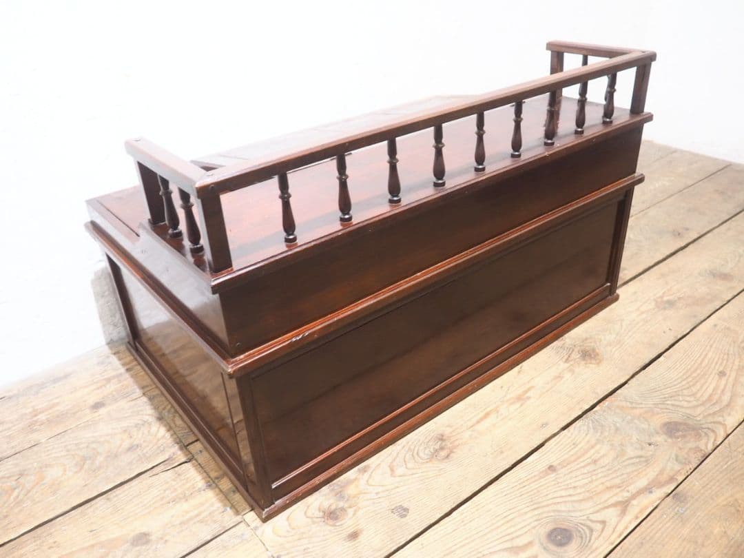 1283 アンティーク　帳場机　文机　ローテーブル　ライティングデスク　レトロ