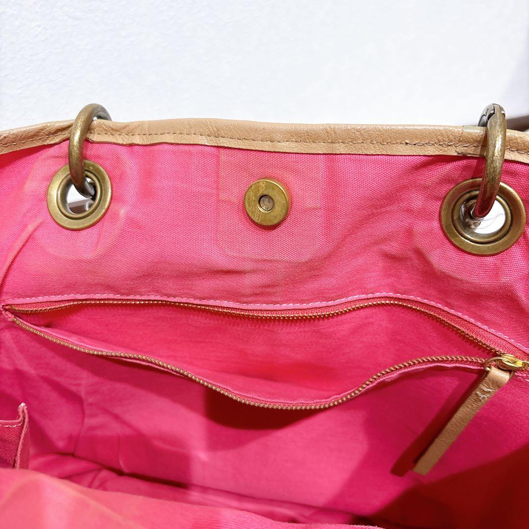 BURBERRY BLUE LABEL トートバッグ ネイビー キャンバス