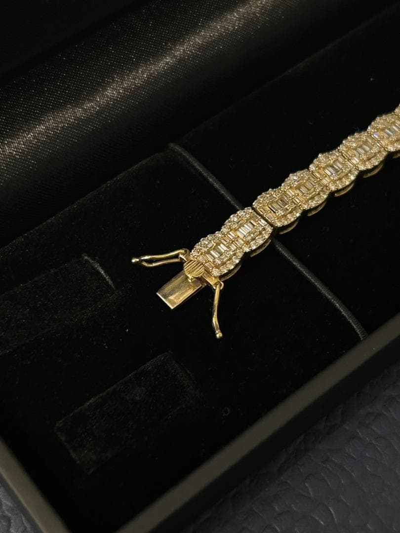 アヴァランチ ゴールド ダイヤモンド ブレスレット