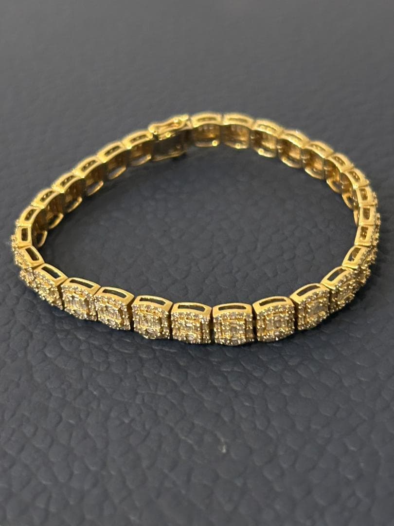 アヴァランチ ゴールド ダイヤモンド ブレスレット