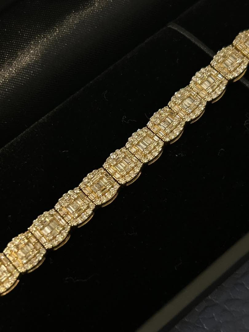 アヴァランチ ゴールド ダイヤモンド ブレスレット