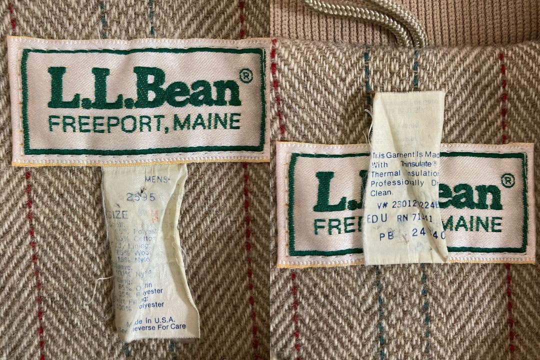 80s USA製 L.L.Bean ストームコート Mサイズ