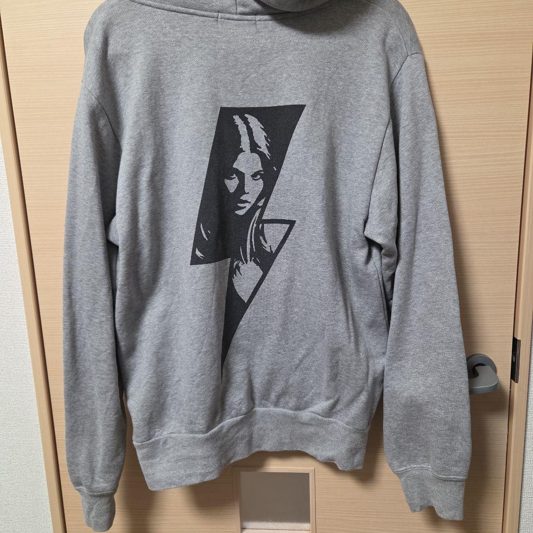 HYSTERIC グレー ジップアップパーカー M