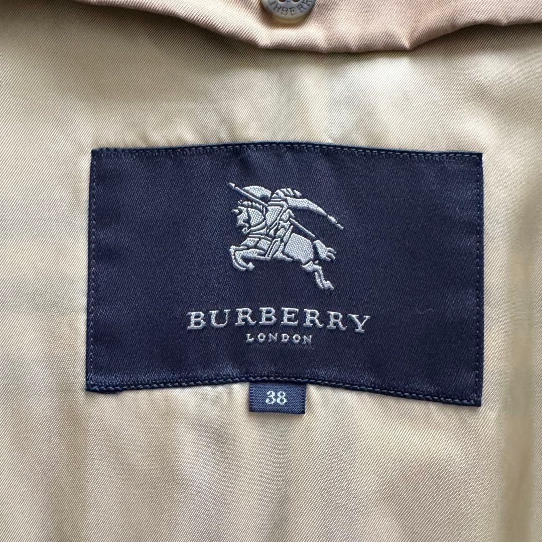 バーバリーロンドン　トレンチコート　ノバチェック　ライナー　ベージュ　38